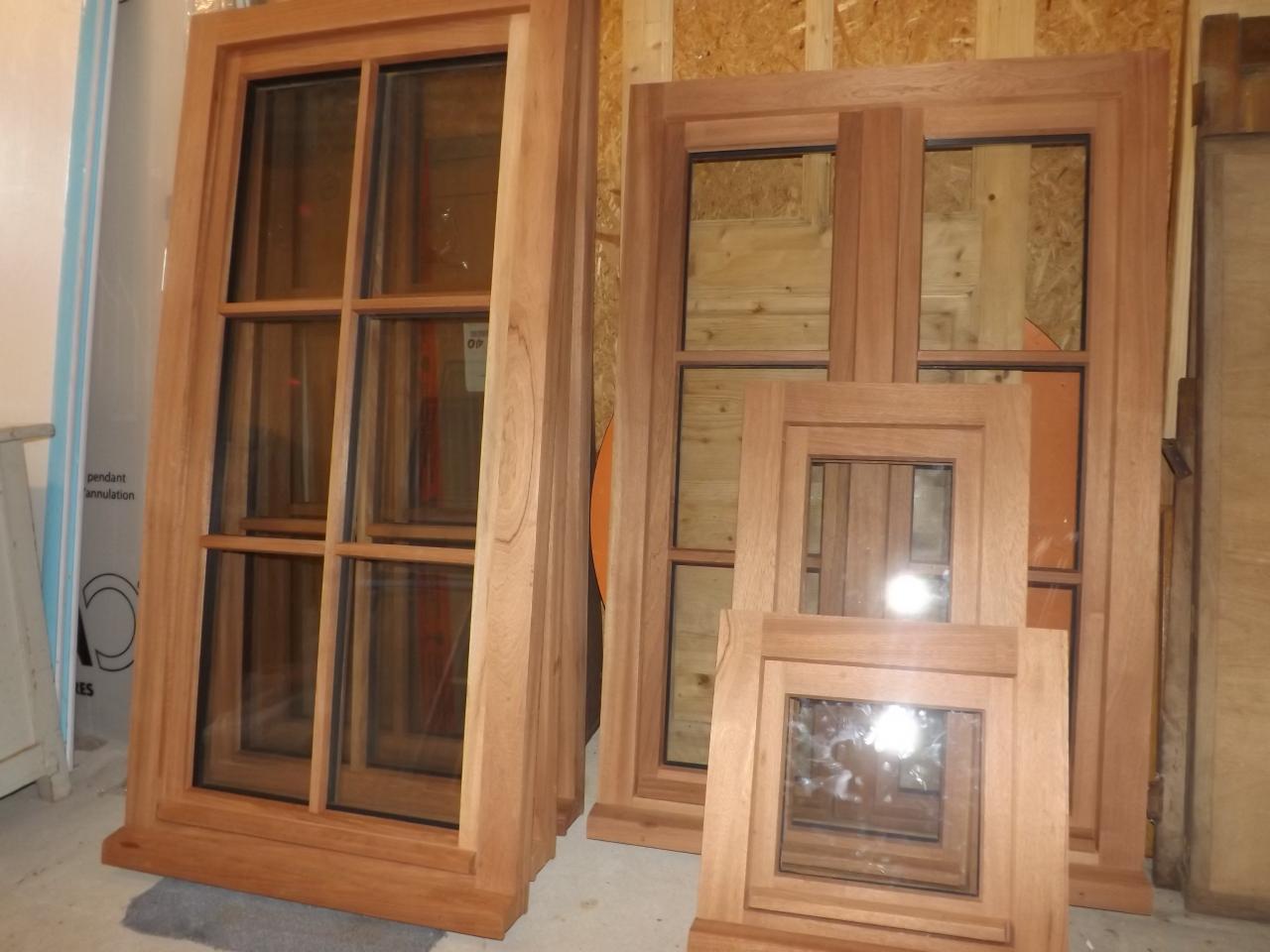 Fabrication de fenêtres bois en Sipo