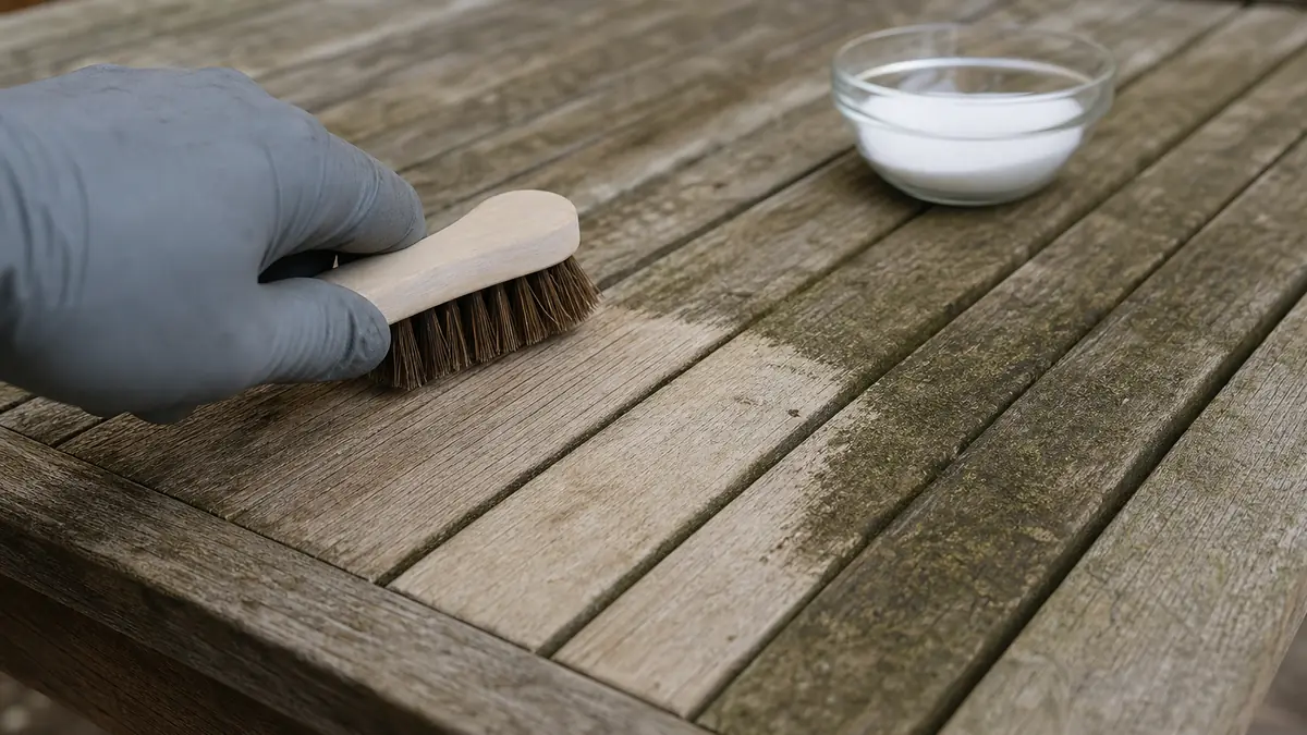 acide oxalique sur bois