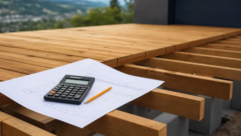 calcul structure terrasse bois