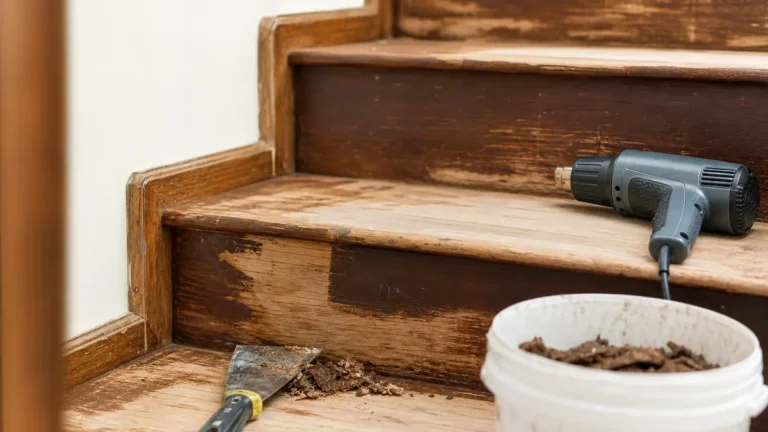 décaper un escalier bois