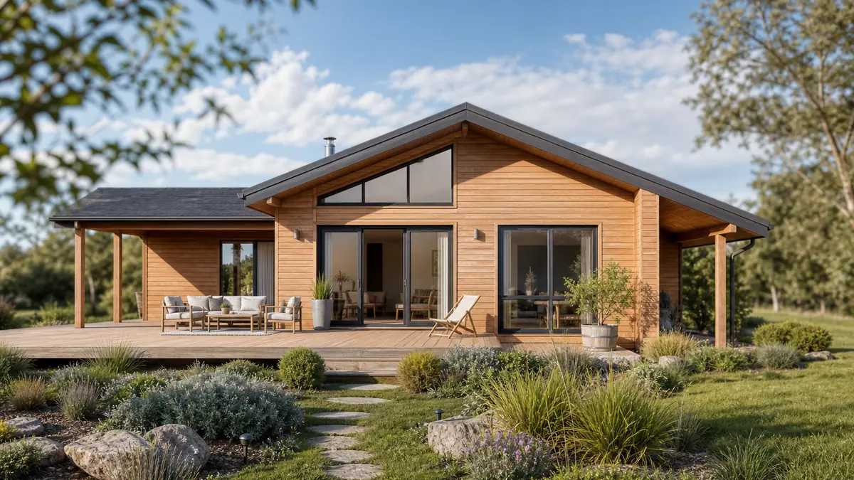 maison en bois clé en main 100m2