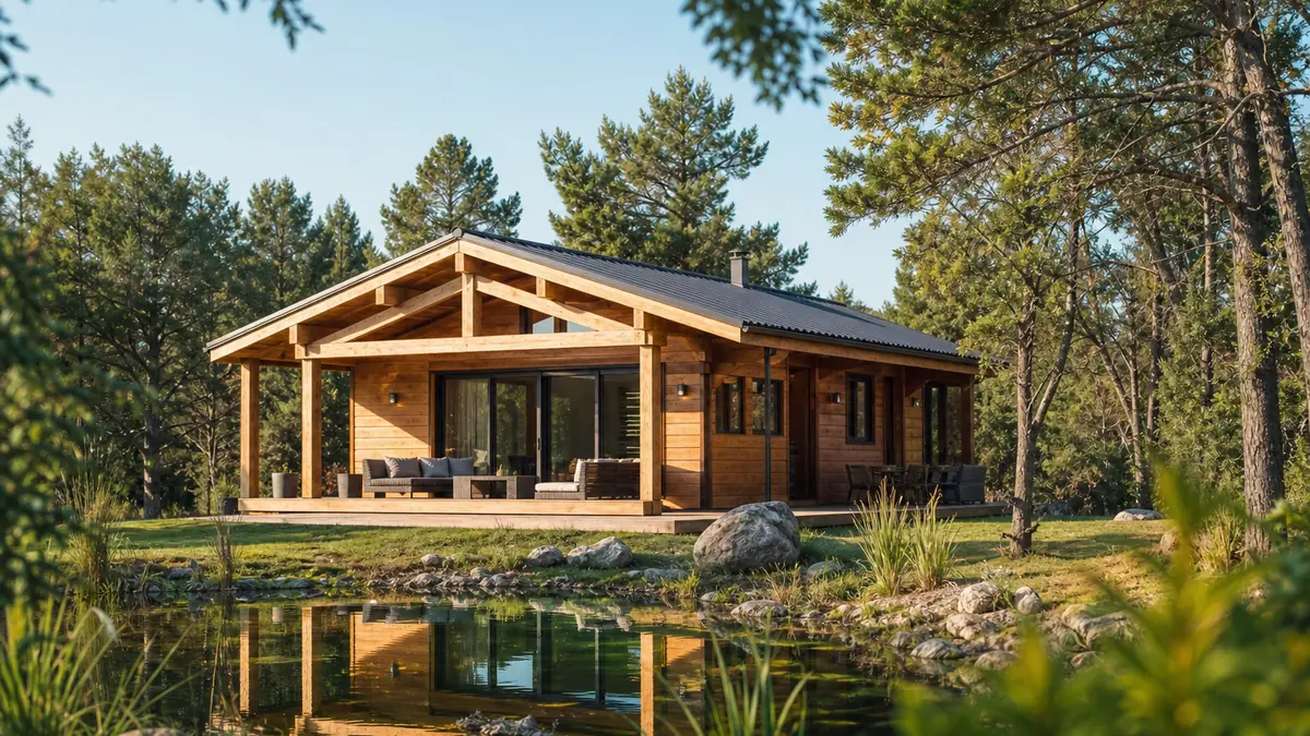 prix chalet en bois habitable livré monté 100m2